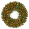Christmas Central Pre-Lit Norwood Fir Artificial Christmas Wreath - 36-Inch, Multi-color Lights 1 Christmas Central Pre-Lit Norwood Fir Artificial Christmas Wreath - 36-Inch, Multi-color Lights -Christmas Central dnat nf 36wrlo 1 1 80117.1664379663