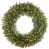Christmas Central Pre-Lit Norwood Fir Artificial Christmas Wreath, 42-Inch, Clear Lights -Christmas Central dnat nf 42wlo 1 1 53820.1689950455