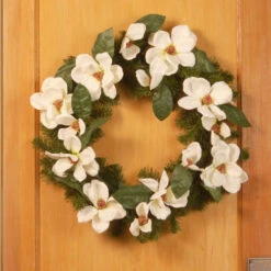 Christmas Central North Valley Spruce Magnolia Artificial Wreath - 24-Inch, Unlit 9 Christmas Central North Valley Spruce Magnolia Artificial Wreath - 24-Inch, Unlit -Christmas Central dnat nrv7 13 24w 4 85964.1663860510