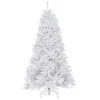 Christmas Central 7.5’ Pre-Lit White Slim North Valley Spruce Artificial Christmas Tree, Clear Lights -Christmas Central dnat nrvw7 302 75 1 42983.1631812343
