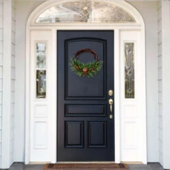 Christmas Central Pinecone Grapevine Artificial Christmas Wreath, 16-Inch, Unlit -Christmas Central dnat pc 16gv 1 3 10160.1670490085