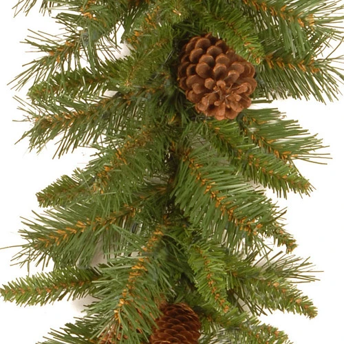 Christmas Central 9' X 10" Pine Cone Artificial Christmas Garland - Unlit 4 Christmas Central 9' X 10" Pine Cone Artificial Christmas Garland - Unlit - Image 2
