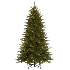 Christmas Central 7.5β Pre-Lit Easton Spruce Medium Artificial Christmas Tree, Multicolor LED Lights