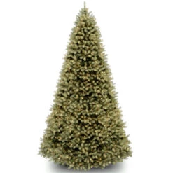 Christmas Central 9’ Pre-Lit Full Downswept Douglas Fir Artificial Christmas Tree, Clear Lights