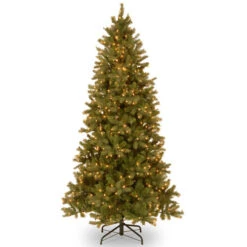 Christmas Central 7.5' Pre-Lit Douglas Fir Artificial Christmas Tree, Clear Lights