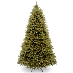 Christmas Central 6’ Pre-Lit Downswept Douglas Fir Artificial Christmas Tree, Clear Lights
