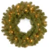 Christmas Central Pre-Lit Downswept Douglas Fir Christmas Wreath, 24-Inch, White LED Lights 1 Christmas Central Pre-Lit Downswept Douglas Fir Christmas Wreath, 24-Inch, White LED Lights -Christmas Central dnat pedd8 312l 24w1 1 43127.1639782426