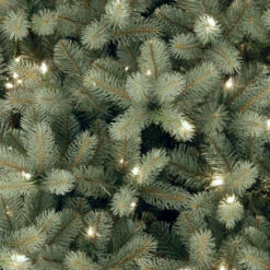 Christmas Central 6’ Pre-Lit Downswept Douglas Blue Fir Christmas Tree - Clear Lights -Christmas Central dnat peddb1 312 60 2 25482.1665087788