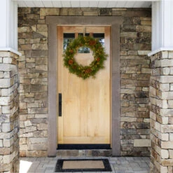 Christmas Central 24" Pre-Lit Eastwood Spruce Artificial Christmas Wreath, White LED Lights 7 Christmas Central 24" Pre-Lit Eastwood Spruce Artificial Christmas Wreath, White LED Lights -Christmas Central dnat peew3 300 24wb1 3 88599.1631812668