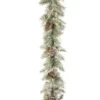 Christmas Central 9' X 10" Pre-Lit Frosted Mountain Spruce Artificial Christmas Garland, Clear Lights 2 Christmas Central 9' X 10" Pre-Lit Frosted Mountain Spruce Artificial Christmas Garland, Clear Lights -Christmas Central dnat pefm3 300 9a 1 14987.1631811754