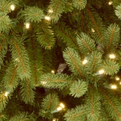 Christmas Central 4.5’ Pre-Lit Jersey Fraser Fir Artificial Christmas Tree, Clear Lights -Christmas Central dnat pejf1 300 45 3 05527.1631812351
