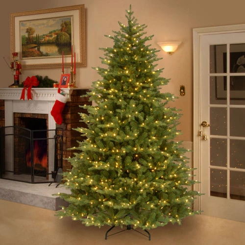 Christmas Central 7.5’ Pre-Lit Medium Nordic Spruce Artificial Christmas Tree, Clear Lights 4 Christmas Central 7.5’ Pre-Lit Medium Nordic Spruce Artificial Christmas Tree, Clear Lights - Image 2