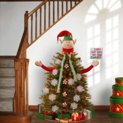 Christmas Central 19-Piece Elf Tree Topper And Ornaments Christmas Tree Decorating Kit 6 Christmas Central 19-Piece Elf Tree Topper And Ornaments Christmas Tree Decorating Kit -Christmas Central dnat rac jl18057b 3 66171.1587644857