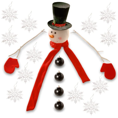 Christmas Central 21-Piece Snowman Tree Topper And Ornaments Christmas Tree Decorating Kit 2 Christmas Central 21-Piece Snowman Tree Topper And Ornaments Christmas Tree Decorating Kit