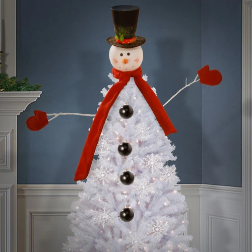 Christmas Central 21-Piece Snowman Tree Topper And Ornaments Christmas Tree Decorating Kit 3 Christmas Central 21-Piece Snowman Tree Topper And Ornaments Christmas Tree Decorating Kit - Image 2
