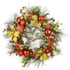 Christmas Central Pre-Lit Bristle Berry And Ball Ornament Artificial Christmas Wreath, 30-Inch, White Lights 2 Christmas Central Pre-Lit Bristle Berry And Ball Ornament Artificial Christmas Wreath, 30-Inch, White Lights -Christmas Central dnat rac js1901x30 1 79753.1587645073