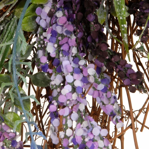 Christmas Central Mixed Leaf Spring Artificial Wreath - 22-Inch, Unlit 4 Christmas Central Mixed Leaf Spring Artificial Wreath - 22-Inch, Unlit - Image 2