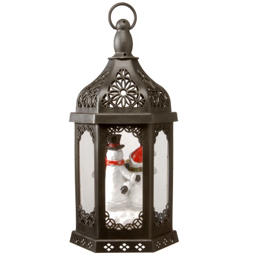 Christmas Central 15" LED Lighted Snowman Holding Wrapped Gifts Christmas Lantern 6 Christmas Central 15" LED Lighted Snowman Holding Wrapped Gifts Christmas Lantern - Image 4