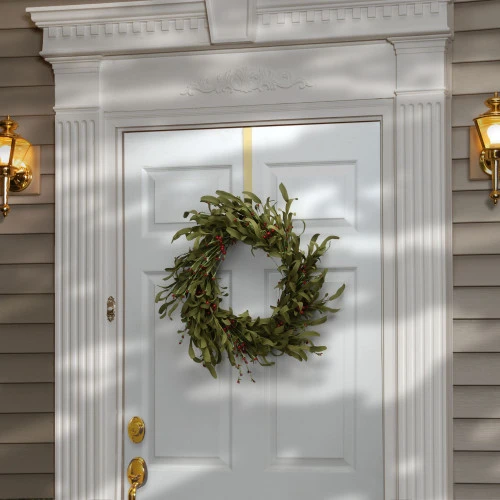 Christmas Central Swirl Grass Artificial Thanksgiving Wreath - 22-Inch, Unlit 5 Christmas Central Swirl Grass Artificial Thanksgiving Wreath - 22-Inch, Unlit - Image 3