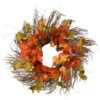 Christmas Central Orange And Green Maple Leaves Artificial Autumn Wreath - 26-Inch, Unlit 1 Christmas Central Orange And Green Maple Leaves Artificial Autumn Wreath - 26-Inch, Unlit -Christmas Central dnat rahv tdb001 1 1 31363.1587645155