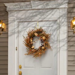 Christmas Central Orange And Brown Harvest Themed Artificial Autumn Wreath - 24-Inch, Unlit 7 Christmas Central Orange And Brown Harvest Themed Artificial Autumn Wreath - 24-Inch, Unlit -Christmas Central dnat rahv w8081a 3 75760.1665580315