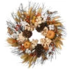 Christmas Central Pinenut Artificial Thanksgiving Wreath - 22-Inch, Unlit -Christmas Central dnat rahv y18809w 1 75021.1664293227
