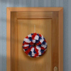 Christmas Central 14" Patriotic Rose Wreath -Christmas Central dnat rap 5285145w 1 4 22966.1631812645