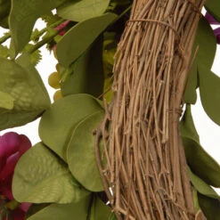 Christmas Central 22” Gerbera Daisy Flower Wreath -Christmas Central dnat ras 403734w 3 04995.1631812658