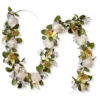 Christmas Central 72" White Rose & Calla Lily Garland 1 Christmas Central 72" White Rose & Calla Lily Garland -Christmas Central dnat ras 477803n 1 1 44227.1633778560