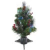 Christmas Central 18" Pre-Lit Full Crestwood Spruce Artificial Christmas Tree, Multicolor LED Lights -Christmas Central dnat szcw7 126 18 1 1 90947.1587645072