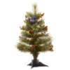 Christmas Central 2' Pre-Lit Crestwood Spruce Full Artificial Christmas Tree, Multicolor LED Lights 2 Christmas Central 2' Pre-Lit Crestwood Spruce Full Artificial Christmas Tree, Multicolor LED Lights -Christmas Central dnat szcw7 126 20 1 1 79604.1587645073