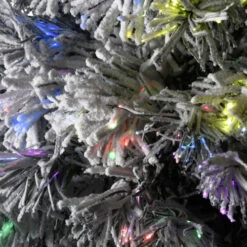 Christmas Central 3' Pre-lit Potted Evergreen Flocked Artificial Christmas Tree, Fiber Optic Lights 9 Christmas Central 3' Pre-lit Potted Evergreen Flocked Artificial Christmas Tree, Fiber Optic Lights -Christmas Central dnat szef7 100l 36 1 3 06405.1648950390