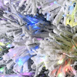 Christmas Central 3' Pre-lit Potted Evergreen Flocked Artificial Christmas Tree, Fiber Optic Lights 11 Christmas Central 3' Pre-lit Potted Evergreen Flocked Artificial Christmas Tree, Fiber Optic Lights -Christmas Central dnat szef7 100l 36 1 5 84230.1648950390