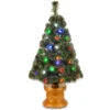 Christmas Central 3' Pre-lit Potted Fiber Optic Medium Artificial Christmas Tree, Multicolor Lights -Christmas Central dnat szex7 158l 36 1 43525.1587645142