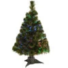 Christmas Central 2' Pre-Lit Ice Artificial Fiber Optic Christmas Tree, Multicolor LED Lights -Christmas Central dnat szi7 172 24b 1 1 27859.1587645073