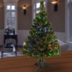 Christmas Central 2' Pre-Lit Ice Artificial Fiber Optic Christmas Tree, Multicolor LED Lights 7 Christmas Central 2' Pre-Lit Ice Artificial Fiber Optic Christmas Tree, Multicolor LED Lights -Christmas Central dnat szi7 172 24b 1 3 68335.1587645073