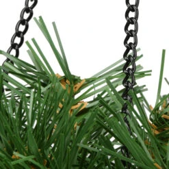 Christmas Central 20" Pre-Lit Battery-Operated Tiffany Fir Artificial Christmas Hanging Basket - Warm White LED Lights 9 Christmas Central 20" Pre-Lit Battery-Operated Tiffany Fir Artificial Christmas Hanging Basket - Warm White LED Lights -Christmas Central dnat tf 300 20hb 1 4 28260.1661886483