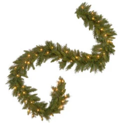 Christmas Central 9' X 10" Pre-Lit Tiffany Fir Artificial Christmas Garland - Clear Lights 9 Christmas Central 9' X 10" Pre-Lit Tiffany Fir Artificial Christmas Garland - Clear Lights -Christmas Central dnat tf 9alo 1 4 46912.1631812943