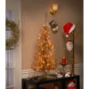 Christmas Central 4' Pre-Lit Slim Champagne Gold Tinsel Artificial Christmas Tree, Clear Lights 1 Christmas Central 4' Pre-Lit Slim Champagne Gold Tinsel Artificial Christmas Tree, Clear Lights -Christmas Central dnat tt33 302 40 2 04596.1665174306