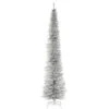 Christmas Central 9' Silver Pencil Tinsel Artificial Christmas Tree, Unlit 1 Christmas Central 9' Silver Pencil Tinsel Artificial Christmas Tree, Unlit -Christmas Central dnat tt33 700 90 46852.1587644854