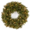 Christmas Central Pre-Lit Wispy Willow Artificial Christmas Wreath, 24-Inch, Clear Lights -Christmas Central dnat wo1 24wlo 1 1 34827.1664379669