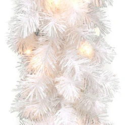 Christmas Central 9' X 10" Pre-Lit White Wispy Willow Artificial Christmas Garland, Clear Lights 7 Christmas Central 9' X 10" Pre-Lit White Wispy Willow Artificial Christmas Garland, Clear Lights -Christmas Central dnat wogw1 300 9a 1 3 75545.1631812944