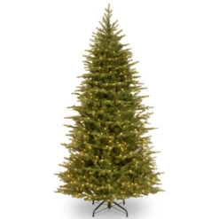 Christmas Central 7.5β Pre-Lit Nordic Spruce Artificial Christmas Tree, Clear Lights