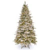 Christmas Central 6.5’ Pre-Lit Snowy Everest Fir Artificial Christmas Tree, Clear Lights -Christmas Central pev3 311 65 08005.1588371430
