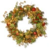 Christmas Central Pre-Lit Decorated Artificial Christmas Wreath, 30-Inch, LED Lights -Christmas Central rac 71366a 1 09273.1587644107